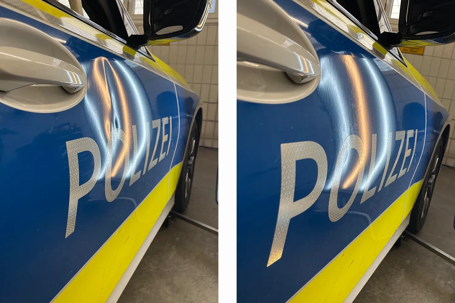 Dellenreparatur-Seitz-Polizei-vor-nachher